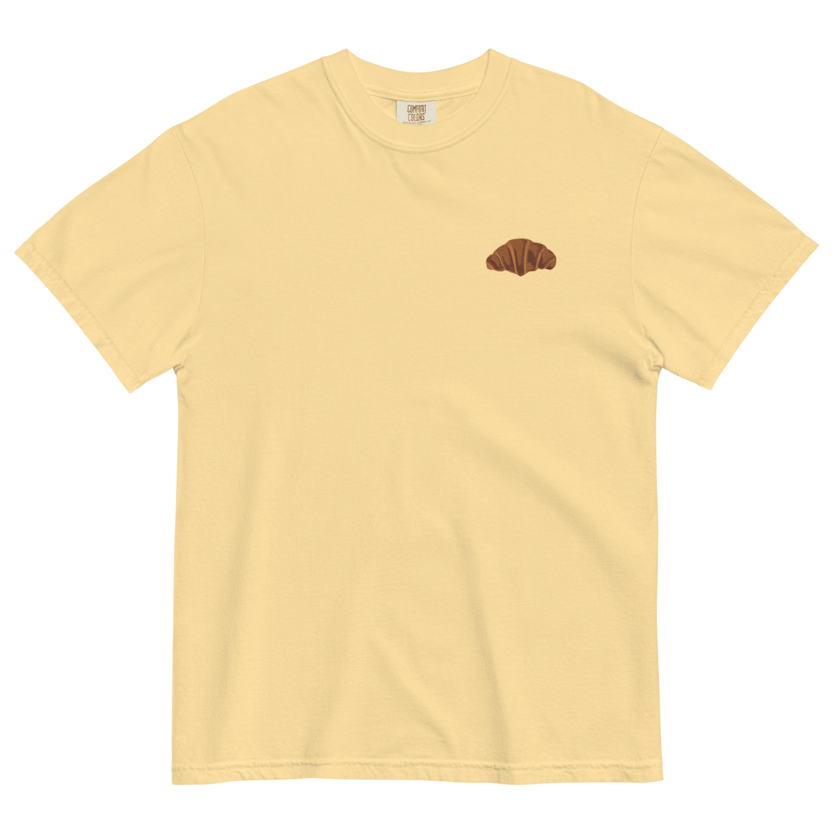 Croissant Embroidered T-Shirt