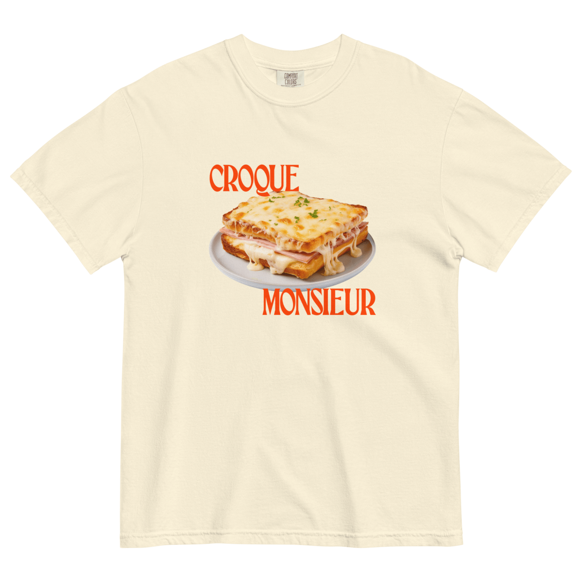 Croque Monsieur Shirt Ivory - Polychrome Goods