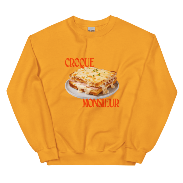 Croque Monsieur Sweatshirt Gold - Polychrome Goods