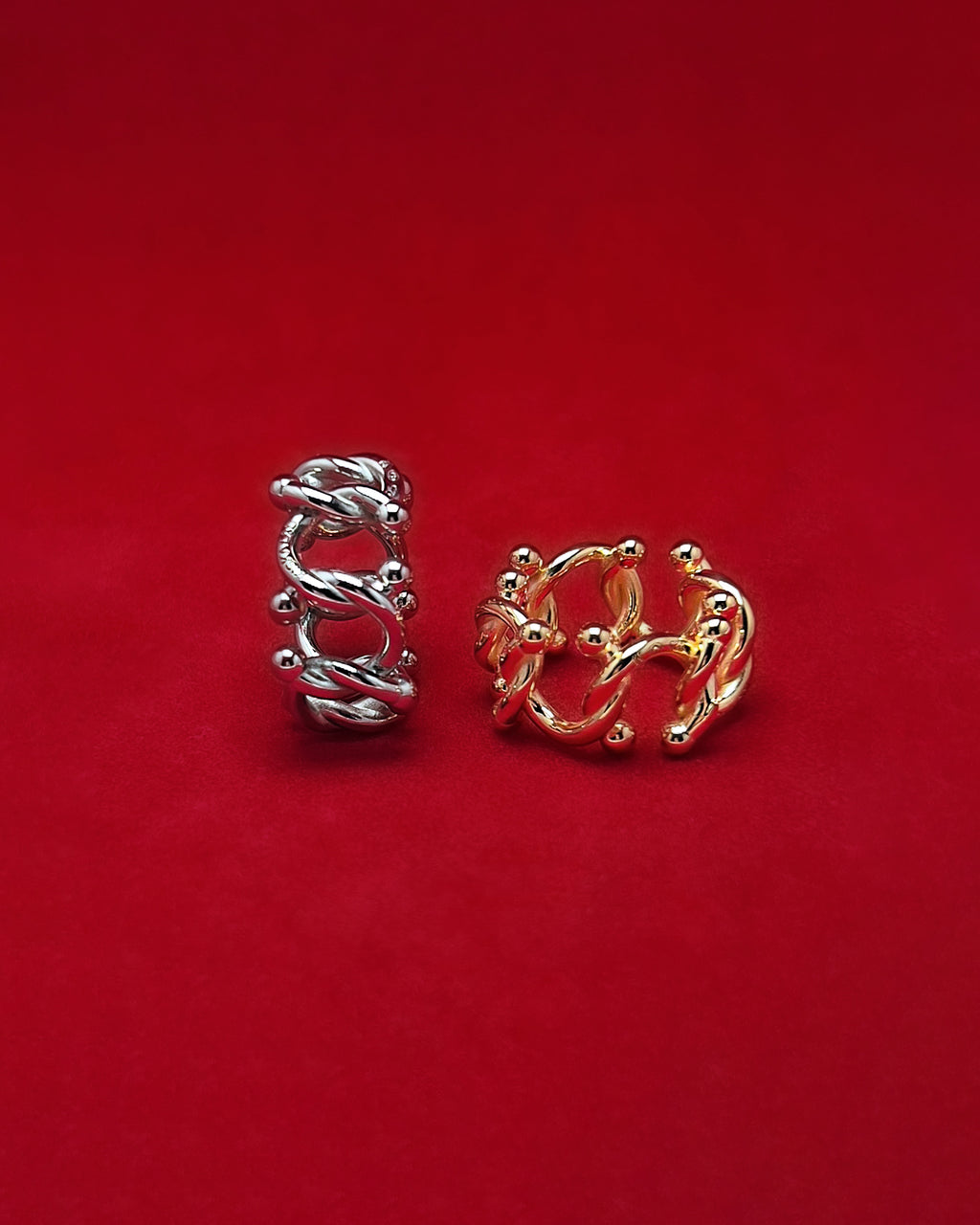 KISKA LAB CURB ALBERT GOLD RING