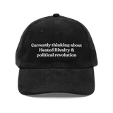 Currently thinking about Heated Rivalry & political revolution Hat