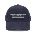 Currently thinking about Heated Rivalry & political revolution Hat