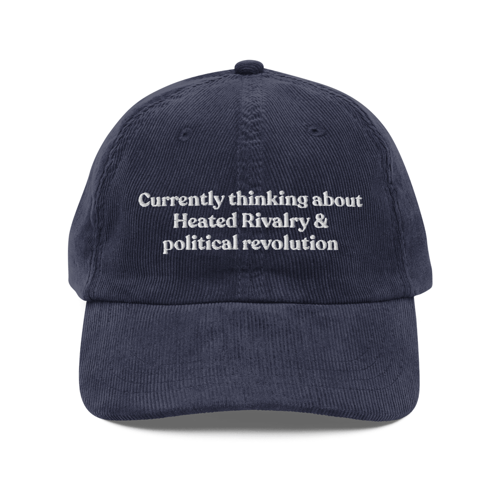 Currently thinking about Heated Rivalry & political revolution Hat
