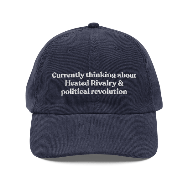 Currently thinking about Heated Rivalry & political revolution Hat