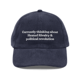 Currently thinking about Heated Rivalry & political revolution Hat