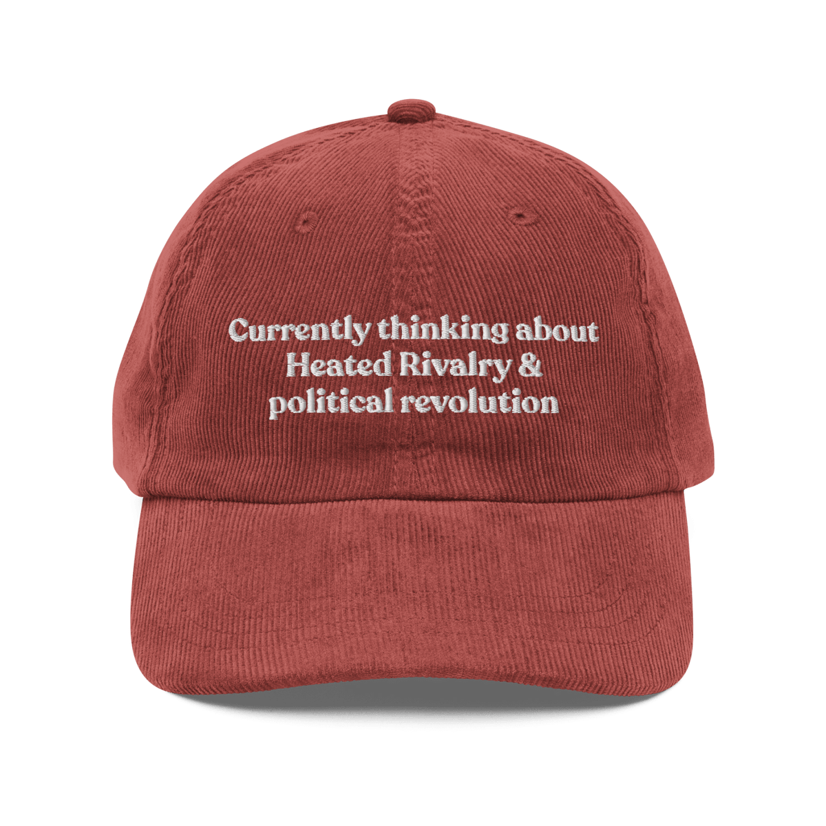 Currently thinking about Heated Rivalry & political revolution Hat