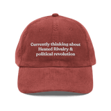 Currently thinking about Heated Rivalry & political revolution Hat