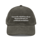 Currently thinking about Heated Rivalry & political revolution Hat