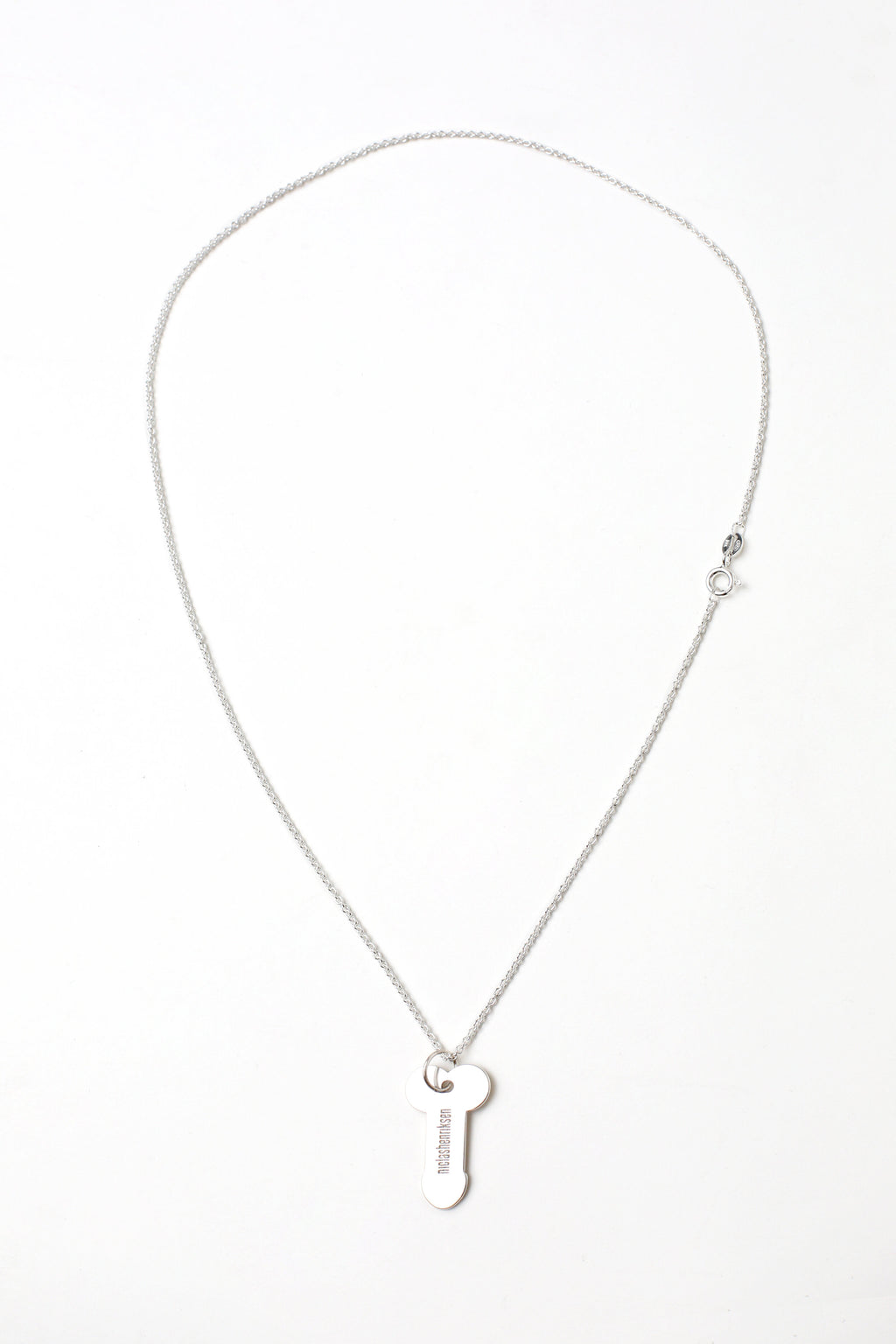 NICLAS HENRIKSEN THE D NECKLACE SILVER