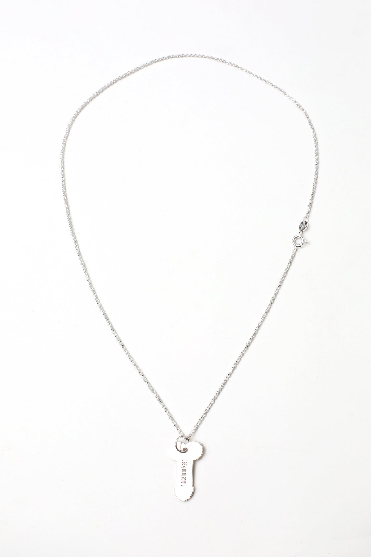 NICLAS HENRIKSEN THE D NECKLACE SILVER
