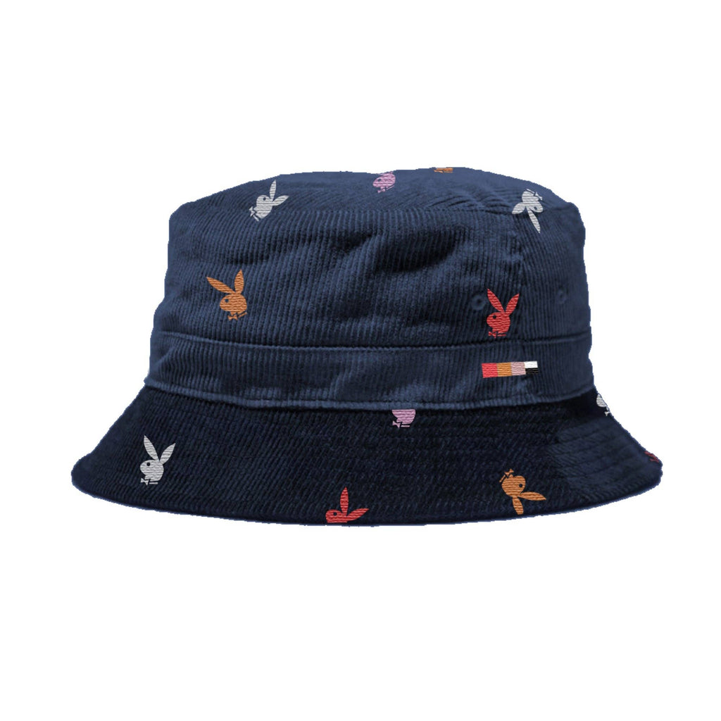 PLAYBOY Tokyo Club Navy Bucket Hat