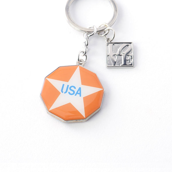 ROBERT INDIANA New Glory Penny Keychain