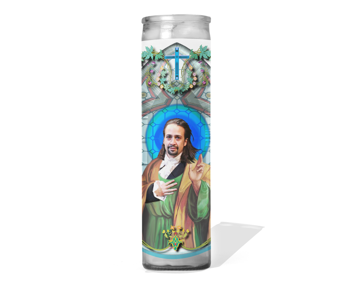 Lin-Manuel Miranda Celebrity Prayer Candle