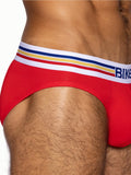 BIKE Stretch Cotton Brief - Samba Red