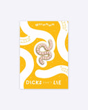 Wormmm enamel pin by Dicks Don't Lie