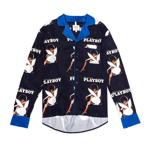 Soulland October 1971 Playboy Long Sleeve Camp Shirt