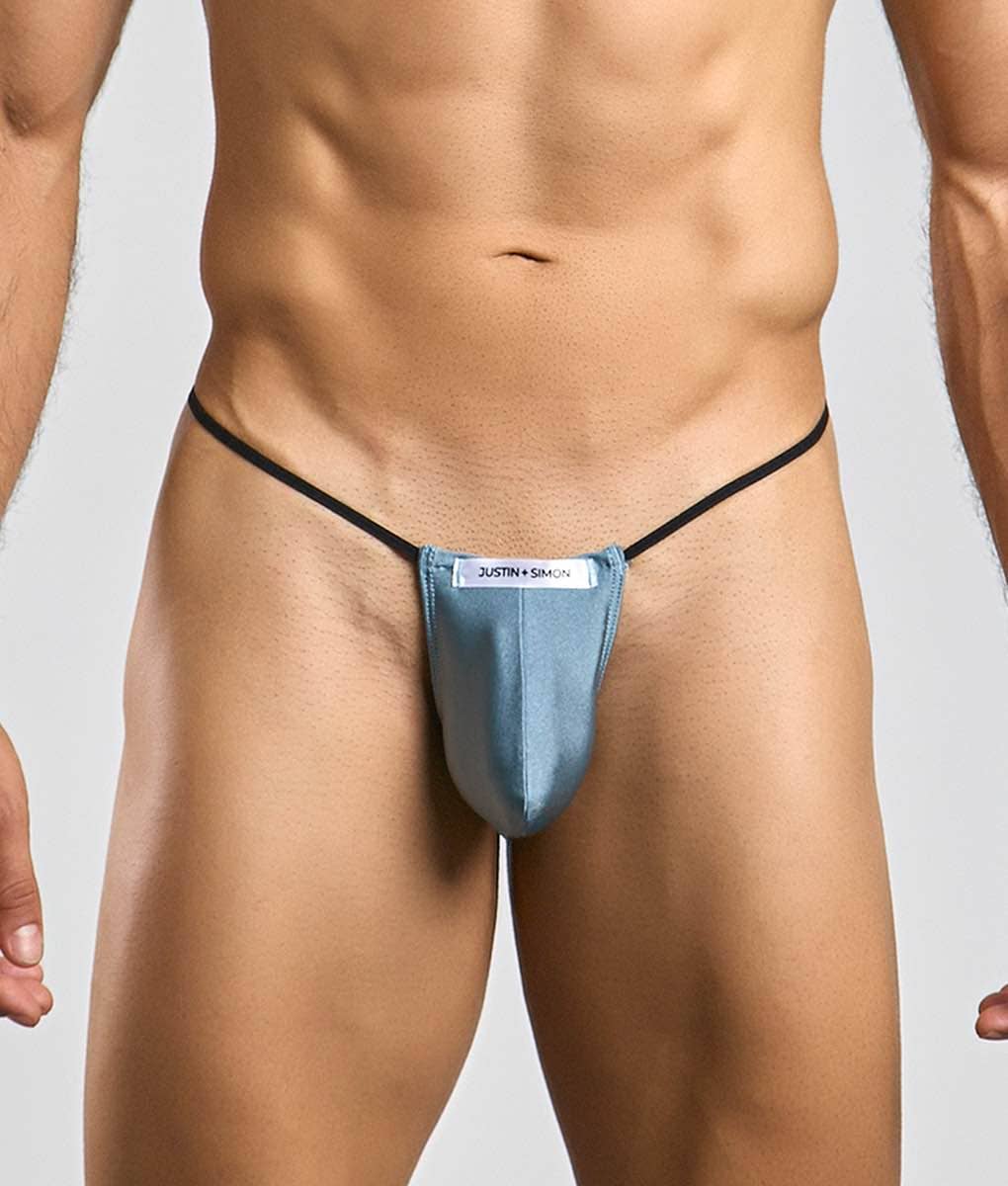 Justin + Simon Classic G-String Bulge - Metal Green