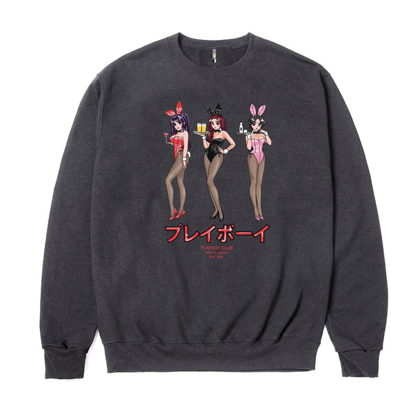PLAYBOY Tokyo Club Happy Hour Crewneck Sweatshirt