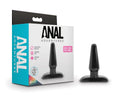 Anal Adventures Basic Black 4.25-Inch Anal Plug