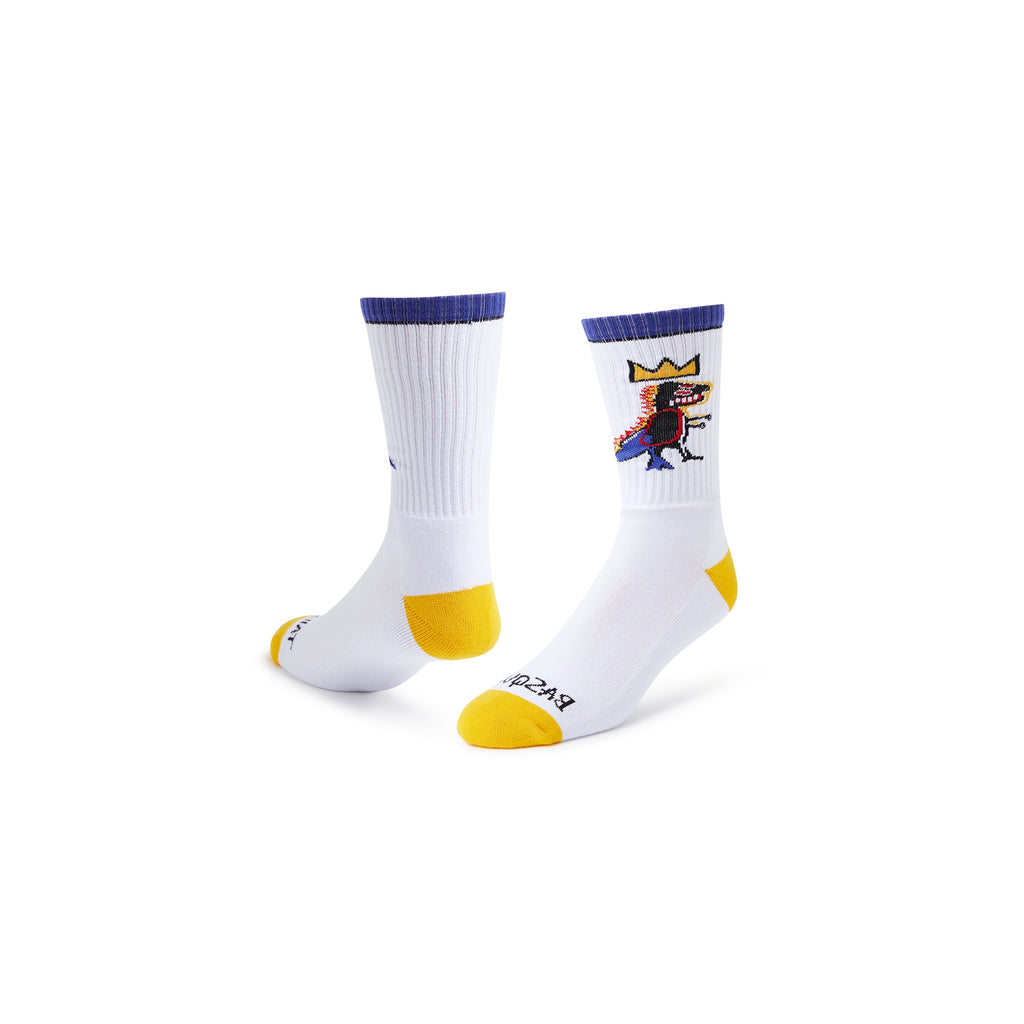 Jean-Michel Basquiat Pez Dispenser Crew Socks