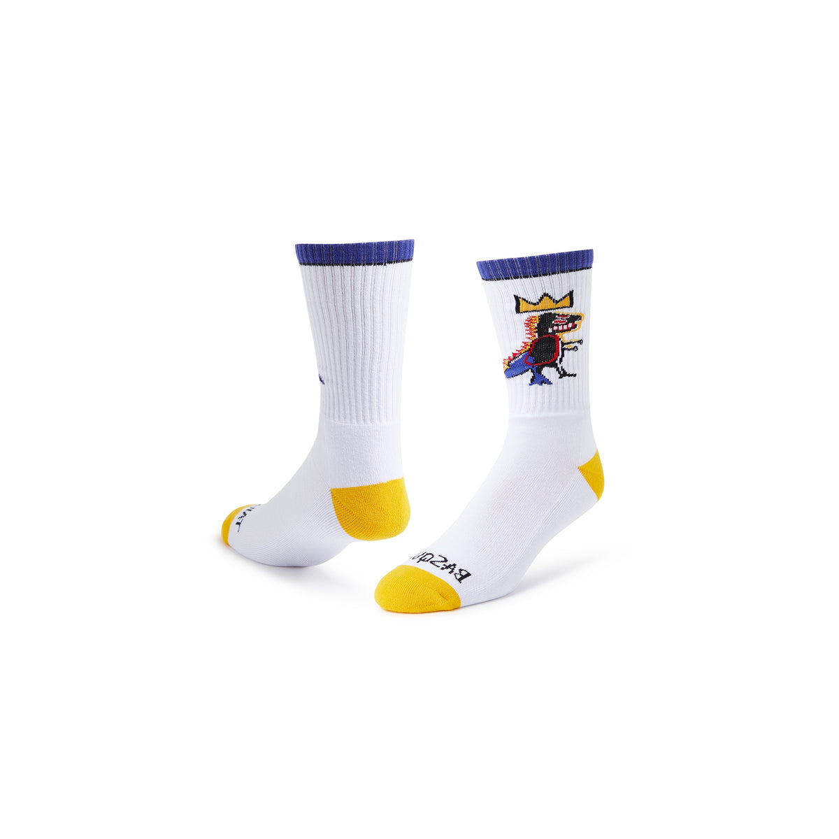 Jean-Michel Basquiat Pez Dispenser Crew Socks