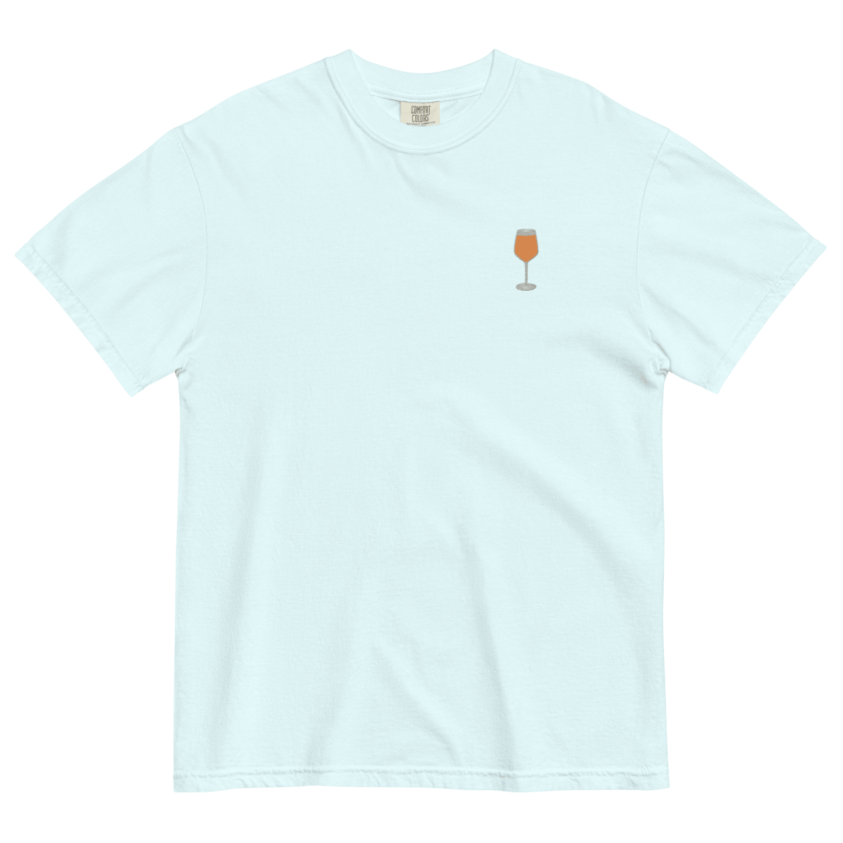 Aperol Spritz Gradient Embroidered T-Shirt