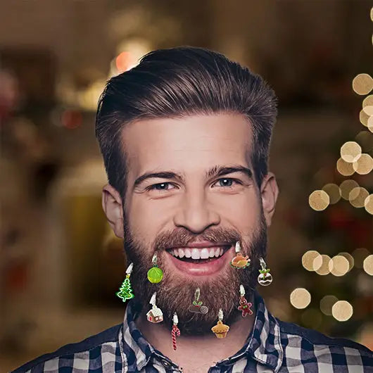 Festive Feast Baubles - Christmas Beard Ornaments