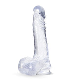 B Yours Plus Ram N’ Jam Realistic Clear 8-Inch Long Dildo