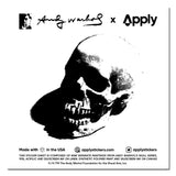 Skulls By Andy Warhol - Sheet of 9 Kiss-Cut Stickers