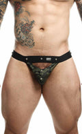 Dngeon Peekaboo Jockstrap - Army