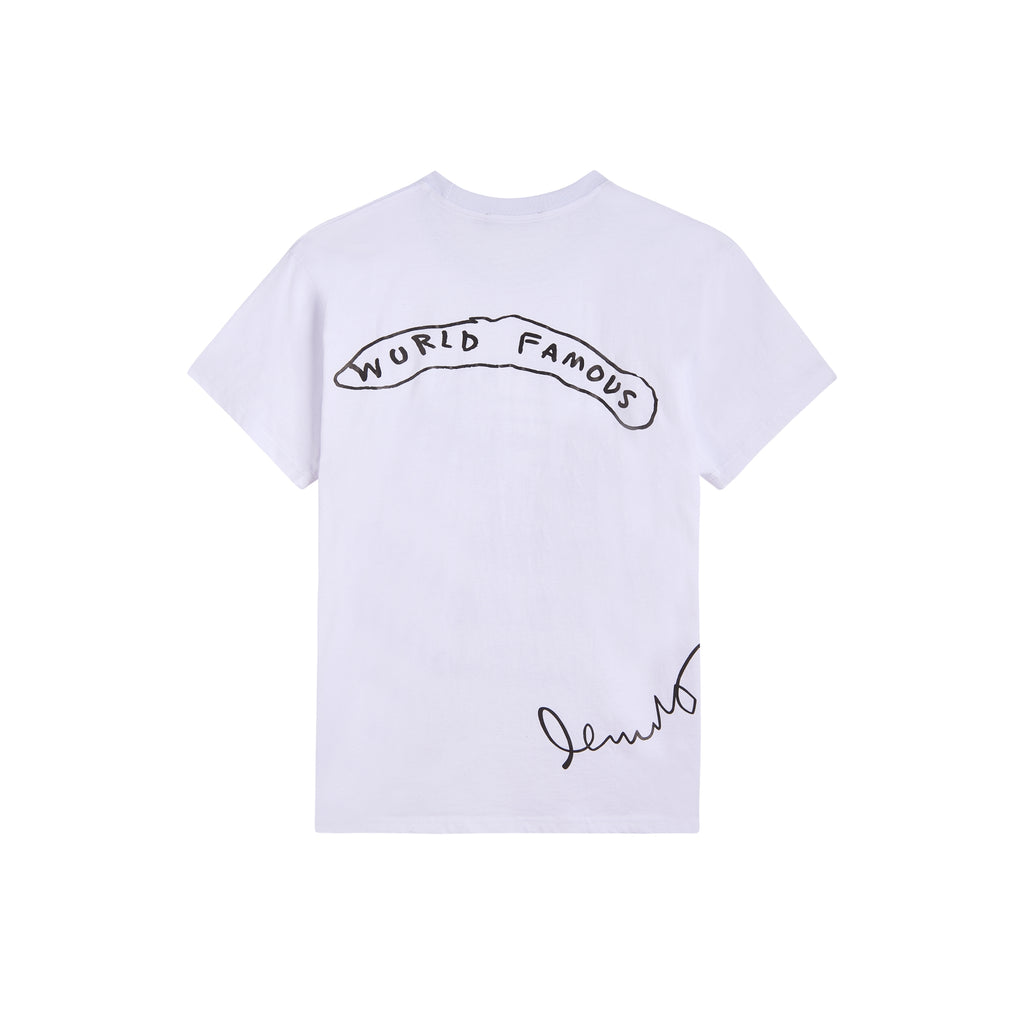 Jean-Michel Basquiat Fab Five Freddy T-Shirt, White