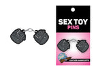 Leather Handcuffs Large Enamel Pin