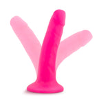 Neo Realistic Neon Pink 6-Inch Long Dildo
