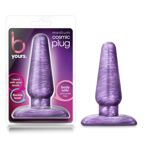 B Yours Cosmic Purple Swirl 4.75-Inch Anal Plug