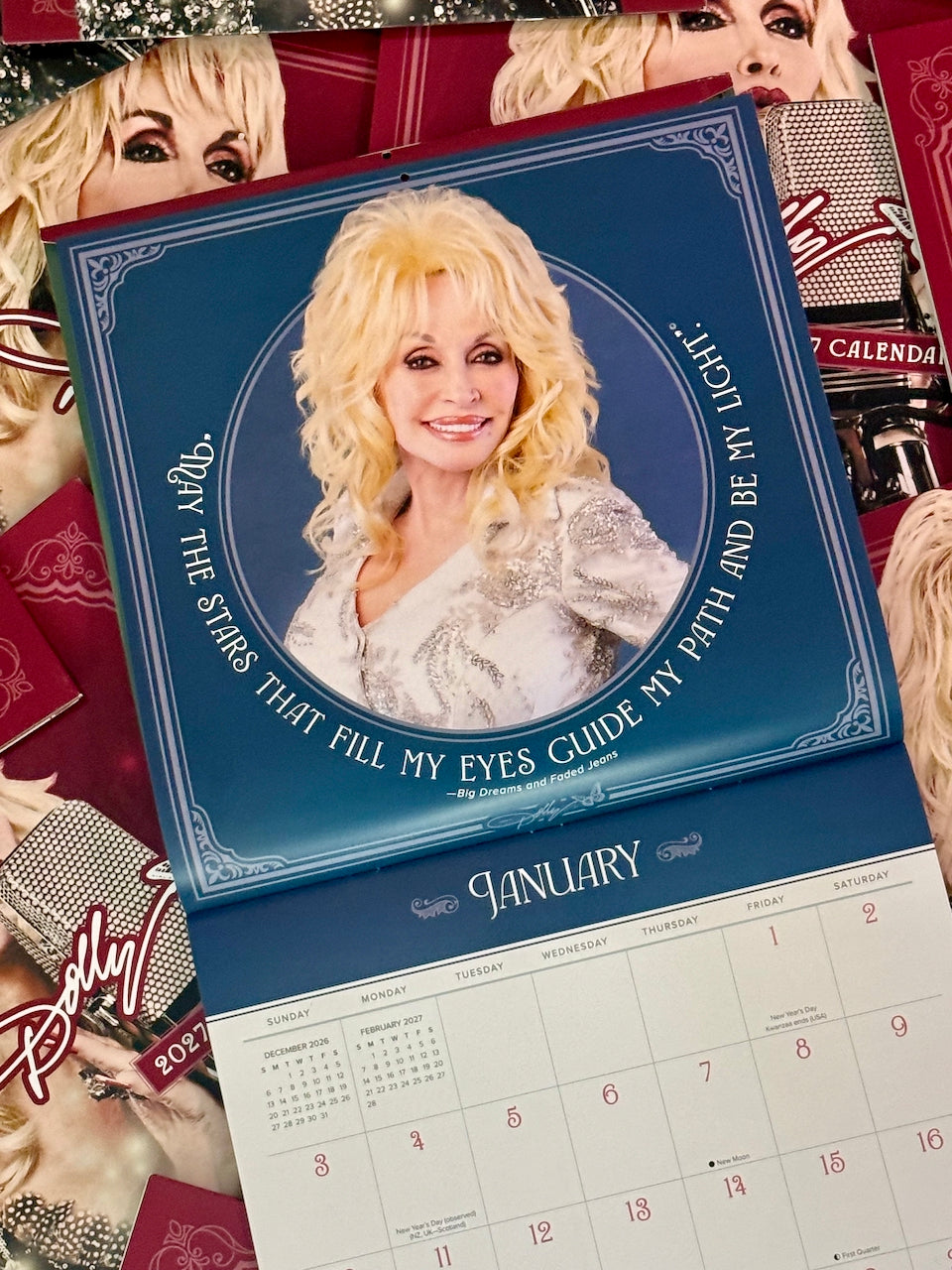 Dolly Parton 2027 Wall Calendar