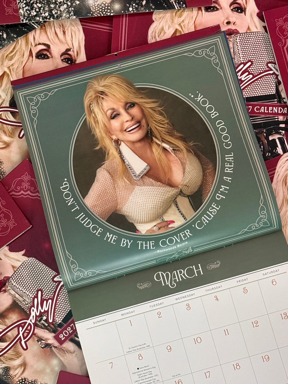 Dolly Parton 2027 Wall Calendar