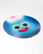 Blue Melamine Plate by Jon Burgerman x THIRD DRAWER DOWN