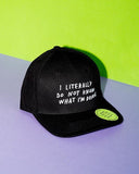 I Literally Do Not Know Cap by Adam JK x Third Drawer Down