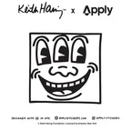 Three-Eyed Faces By Keith Haring - Sheet of 9 Kiss-Cut Stick