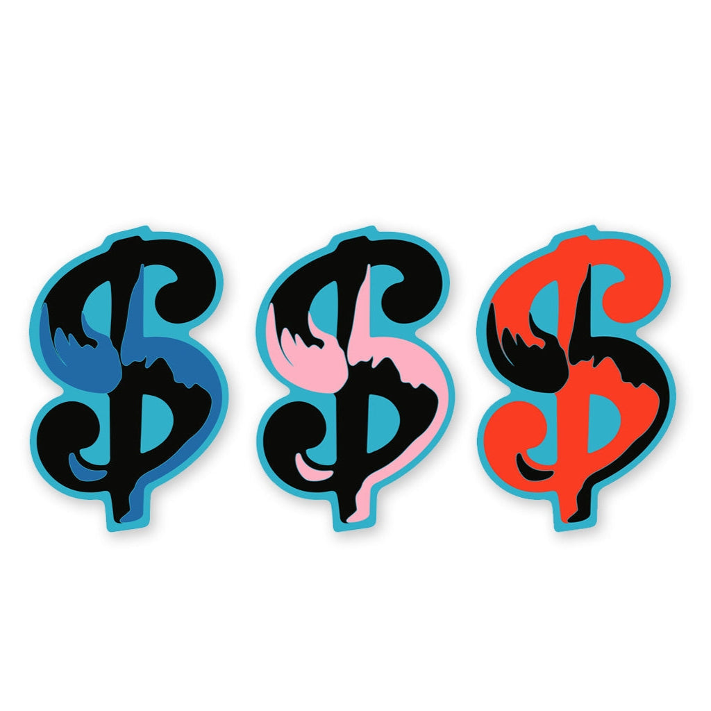 Andy Warhol Dollar Sign Pvc Magnet Set