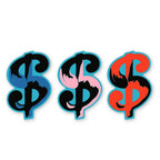 Andy Warhol Dollar Sign Pvc Magnet Set