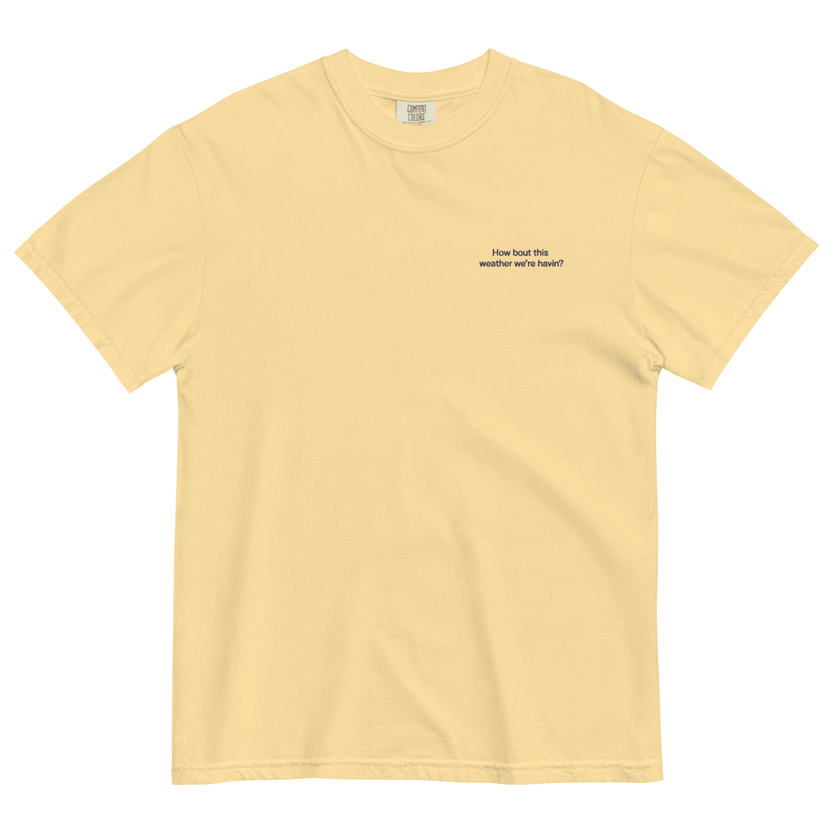 How Bout This Weather We're Havin Embroidered Shirt