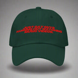 Just Gay Guys Hanging Out Watching Music Videos Dad Hat by YES HOMO - Spruce