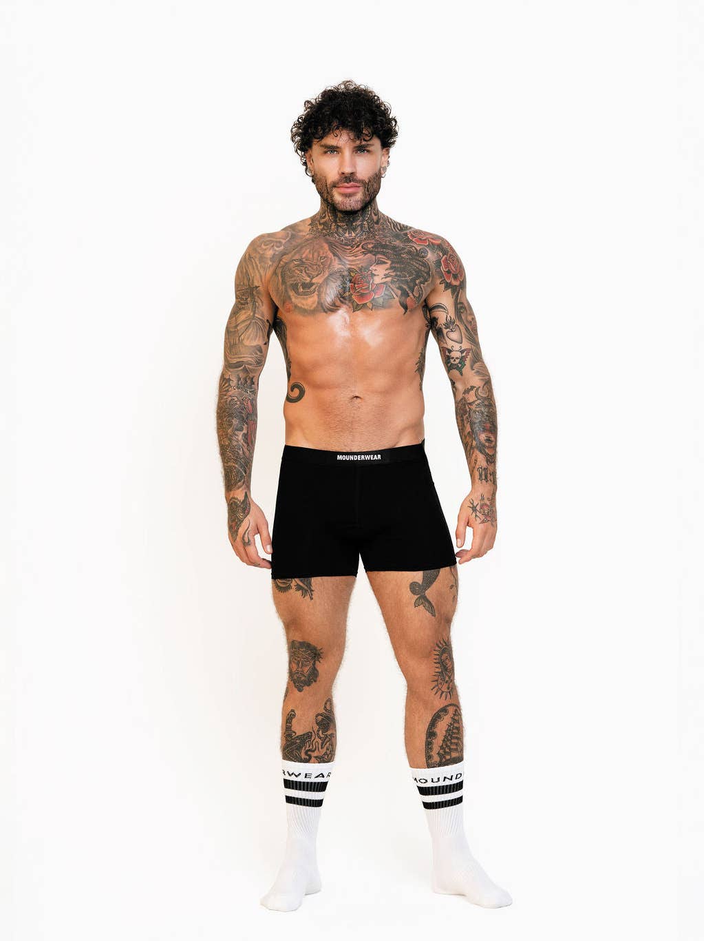 Mounderwear The Standard Boxer Briefs - Black