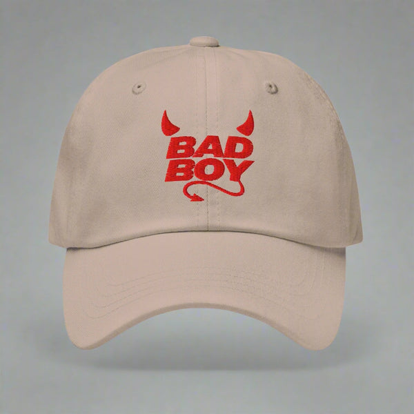 Bad Boy Dad Hat by YES HOMO - Stone