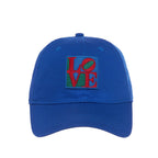 Robert Indiana Love Patch Dad Cap - Blue