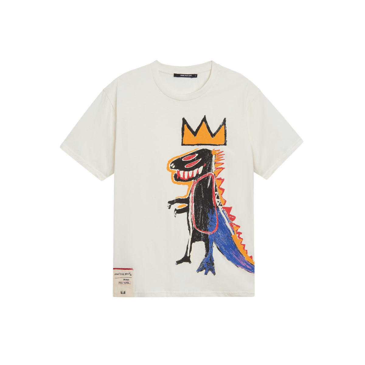 Jean-Michel Basquiat Pez Dispenser T-Shirt - Sand