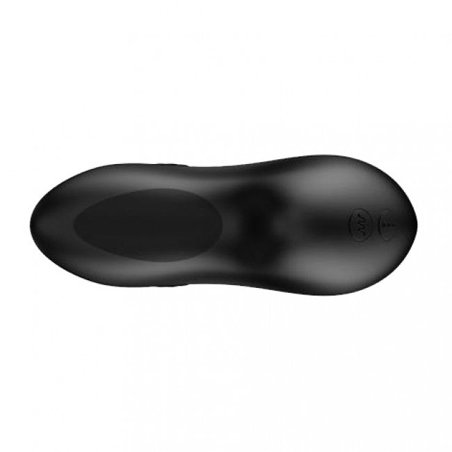 Nexus BEAT Thumping Rechargeable Silicone Butt Plug with Remote Control - Black