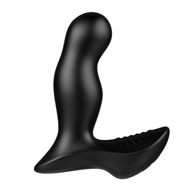 Nexus BEAT Thumping Rechargeable Silicone Butt Plug with Remote Control - Black