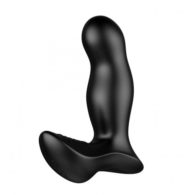 Nexus BEAT Thumping Rechargeable Silicone Butt Plug with Remote Control - Black